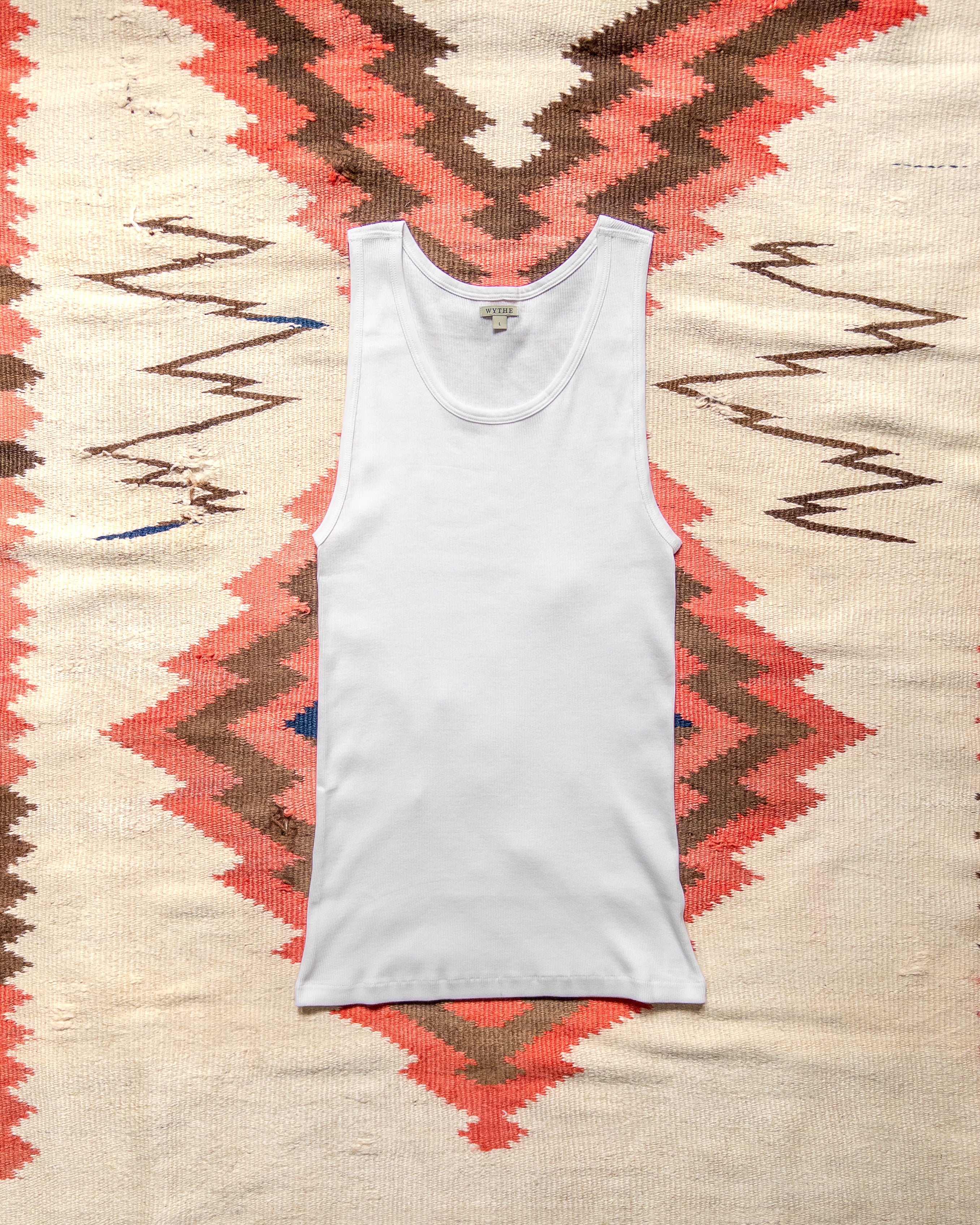 Tubular Cotton Ribbed Tank Top